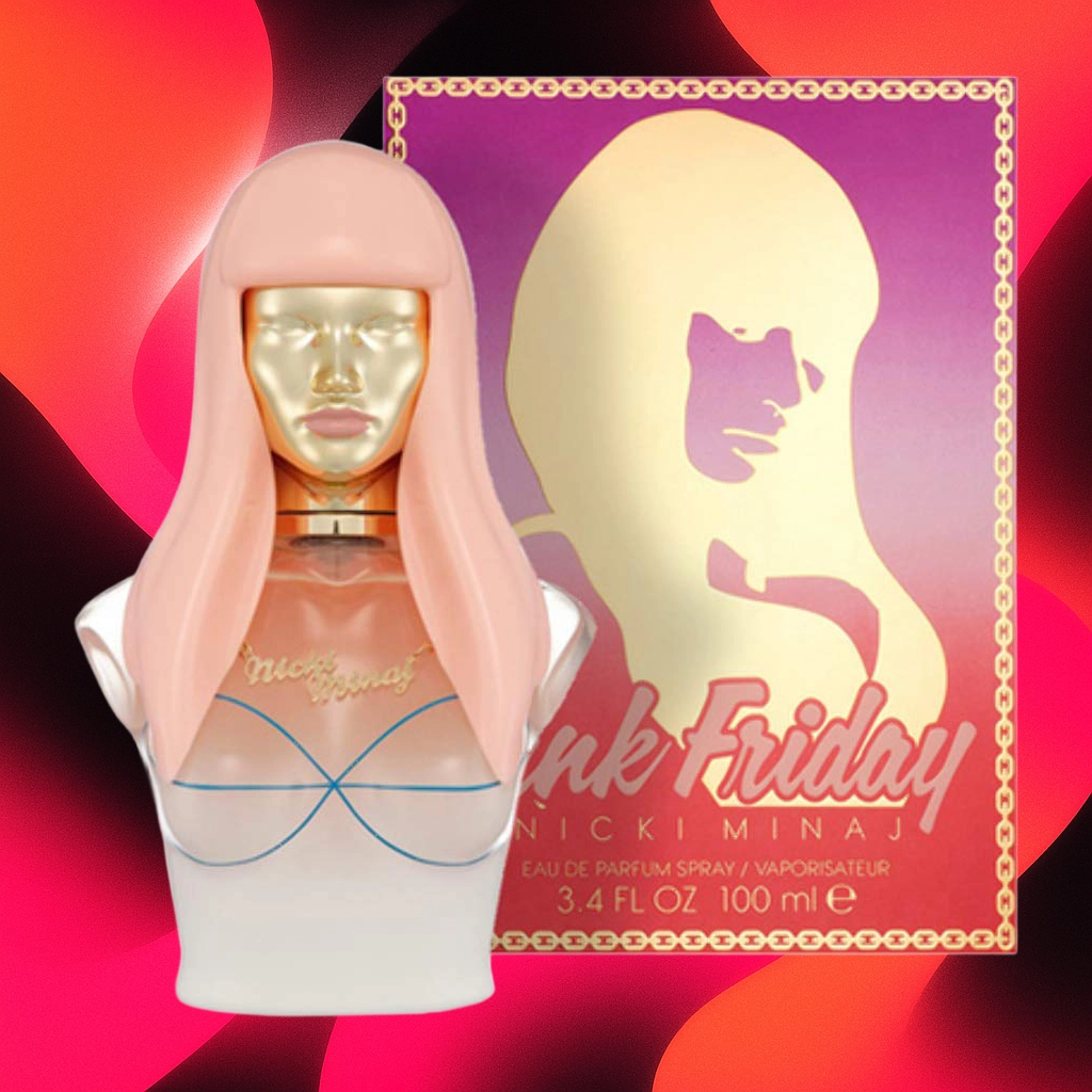 Nicki Minaj Pink Friday Eau de Parfum Spray for Women, 3.4 Ounce
